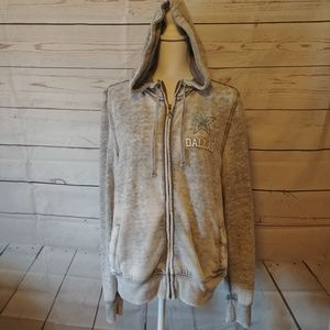 Dallas Cowboys Her Style Hoodie Size XL Gray